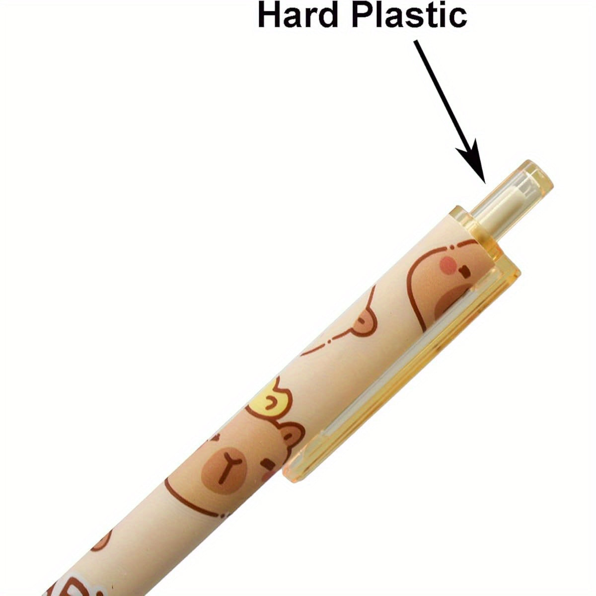 12pcs Capybara Rollerball Gel Pens Cartoon Animal Pen Retractable Priting Pens Novelty Pen Black Ink for School Party Office, Cute Gel Pens, Cute Pens for, Gel Pens Set, Colored Gel Pens, Pastel Gel Pens, Writing Tools, Student Essentials, Fun Design,