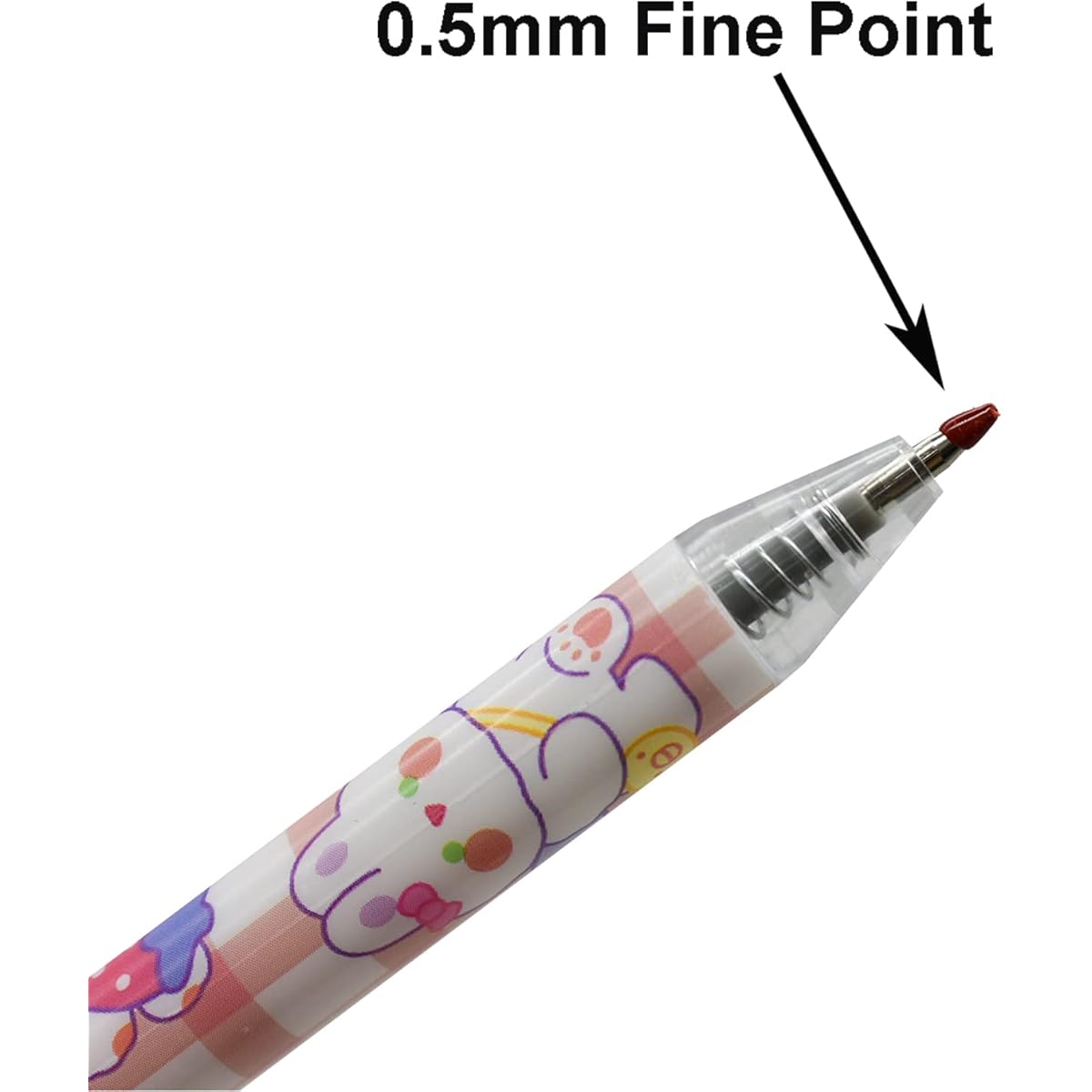 12pcs Rabbits Carrots Gel Pen Cute Cartoon Pens Retractable Printing Pen Black Ink for Students Office School Supply, Beadable Pens, Cute Pens Bulk, Multicolour Pen, Stationary Pens, Pens