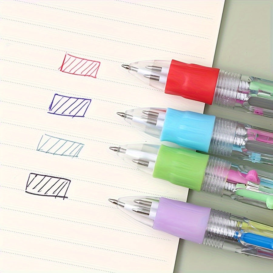 24 Creative Four-Color Halloween Themed Mini Pens Showcasing Eerie Character Tops, Mixed with Four Colors (Green, Blue, Pink, Red), Perfect for Party Gifts, Gifts, And Office Supplies., Party Favors, Office Stationery, Fun Accessories, Playful Style,