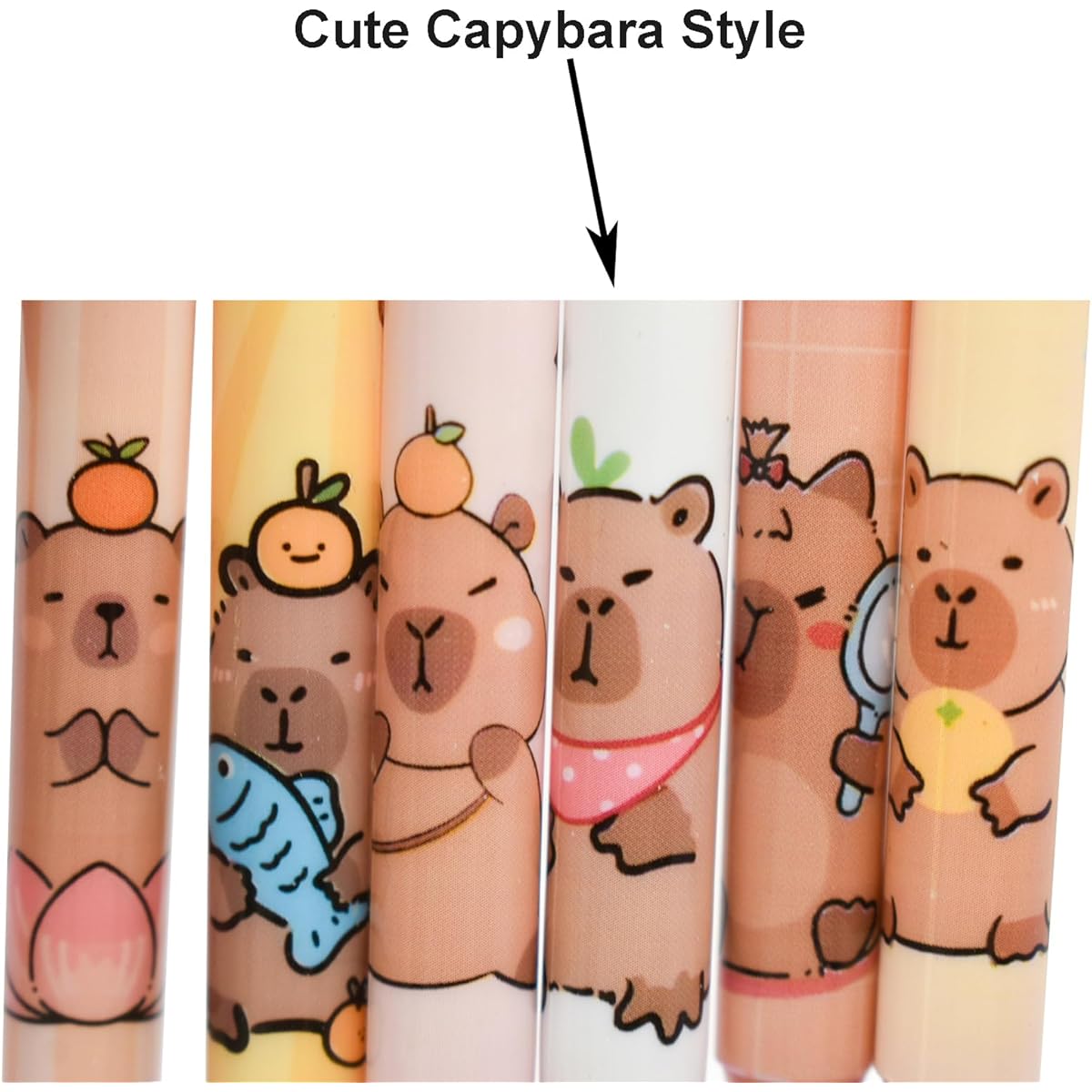 12pcs Retractable Capybara Rollerball Gel Pens Novelty Cartoon Animal Pen Black Ink for School Party Office, Cute Gel Pens, Fancy Pen, Needle Tip Pens, School Pens, Cute Pens Bulk, Office Stationery, School Supplies, Novelty Design, Fun Stationery,
