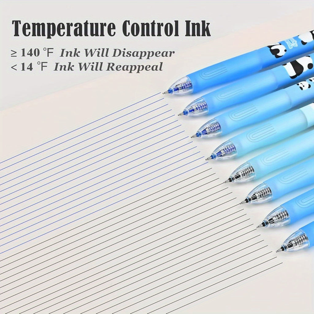18pcs Erasable Gel Pens, 4pcs Blue & 4pcs Black Ink Pens & 10pcs Black Refills, Cute Retractable Pen with Eraser, 0. 5mm Fine Point, for Crossword Puzzles ( Blue), Ink Gel Pens, Cute Pens Bulk, Pen, Needle Tip Pens, Fancy Pen